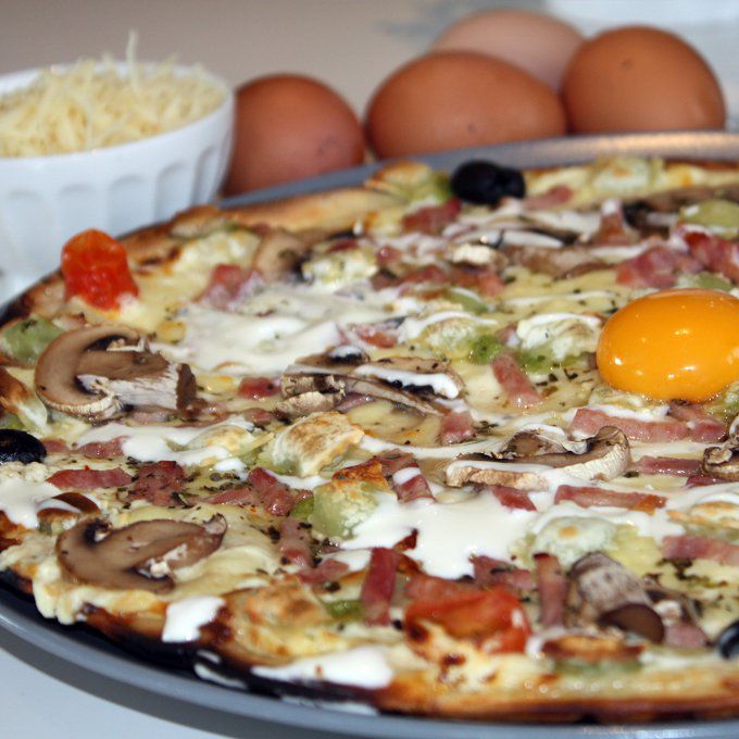 Pizza Carbonara