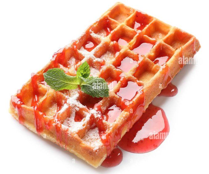 Gaufre Confiture de Fraises